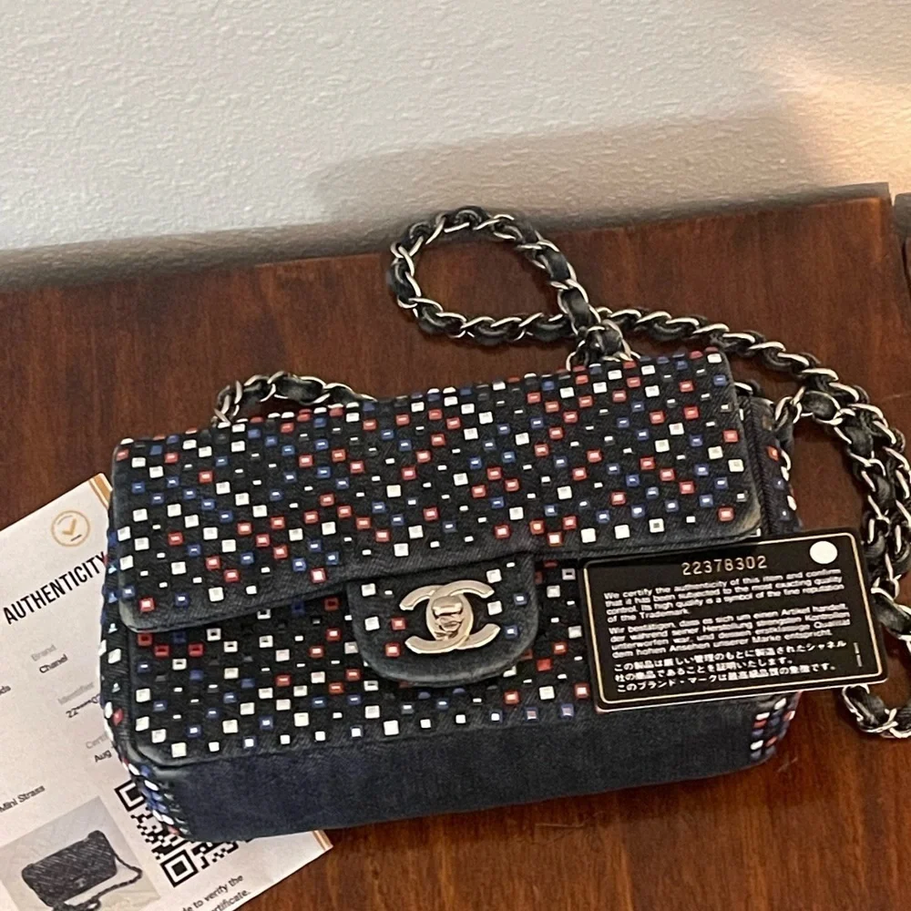 Chanel Mini Bijou Denim Shoulder Bag